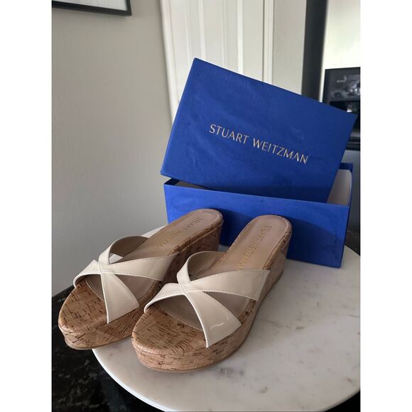 Stuart Weitzman Dayna Platform Wedge Sandal (Women) size - Picture 6 of 7